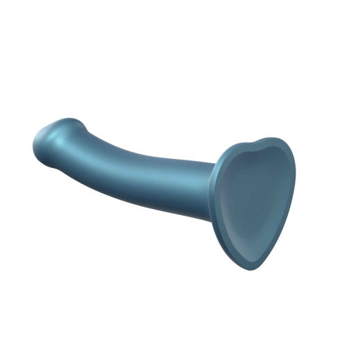Strap-On-Me Duck Egg Blue Metallic Shine Mono Density Dildo – Stylish & Body-Safe Pleasure