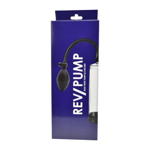 REV Pump Bulb Penis Pump 8.5 Inches – Easy-Control Performance Enhancer