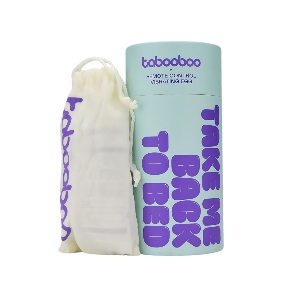 TabooBoo Take Me Back to Bed Remote Love Egg – Discreet & Powerful Pleasure