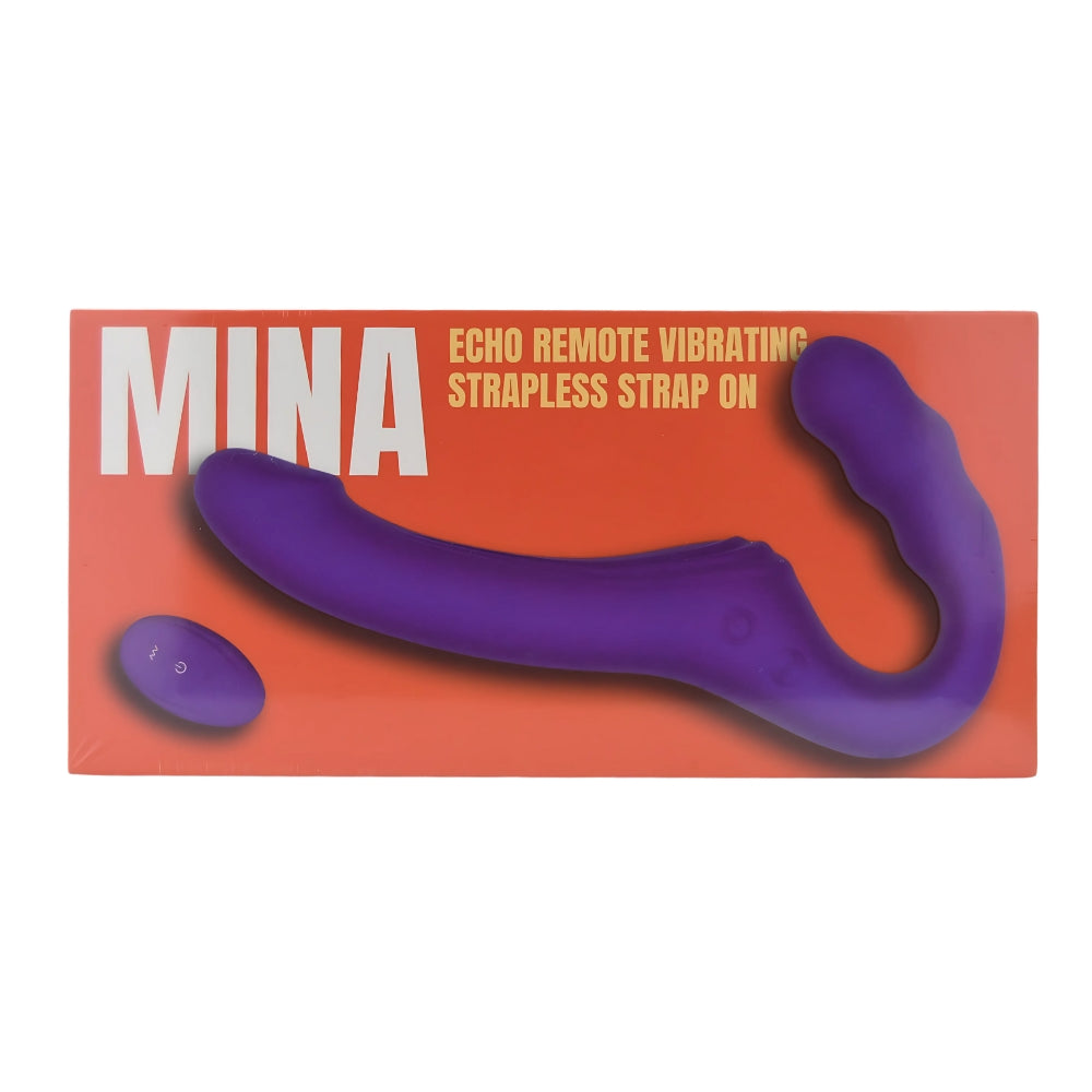 Mina Echo Remote Vibrating Strapless Strap-On