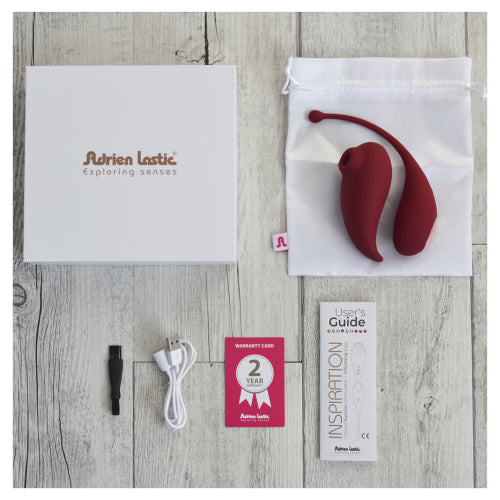 Inspiration Clitoral Suction Stimulator & Vibrating Egg – Dual Pleasure System with App Control