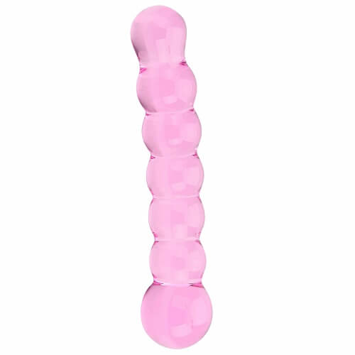Spectrum Textured Glass Dildo – Elegant, Body-Safe & Temperature-Responsive