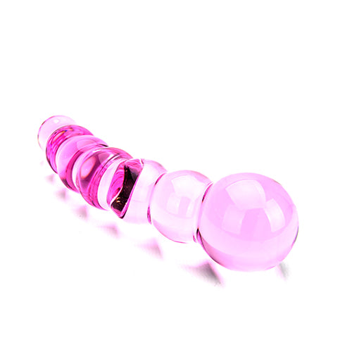 Spectrum Textured Glass Dildo – Elegant, Body-Safe & Temperature-Responsive
