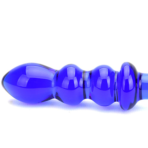 Spectrum Textured Glass Dildo – Elegant, Body-Safe & Temperature-Responsive