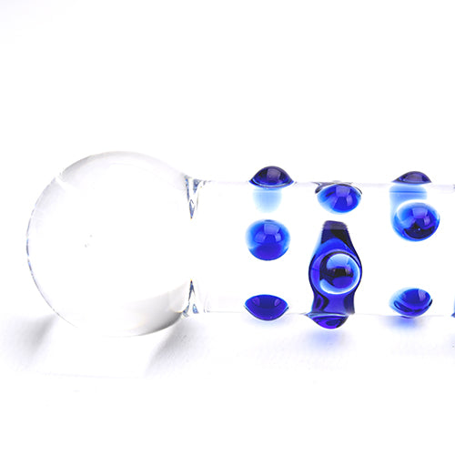 Spectrum Textured Glass Dildo – Elegant, Body-Safe & Temperature-Responsive