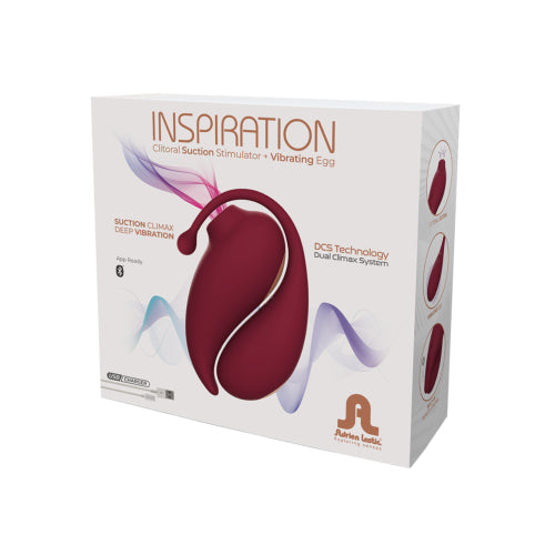 Inspiration Clitoral Suction Stimulator & Vibrating Egg – Dual Pleasure System with App Control