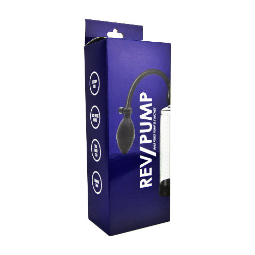 Rev-Pump 8.5-Inch Bulb Penis Pump – Manual Vacuum Suction for Growth & Performance