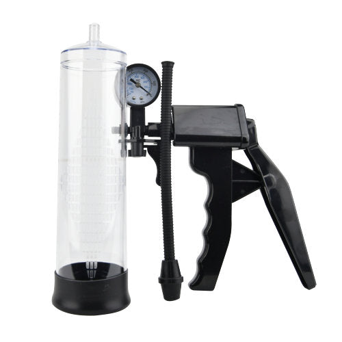 Rev-Pump Gauge Pistol Grip Penis Pump – Precision Suction for Growth & Performance