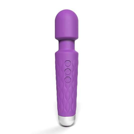 Loving Joy 20‑Function Wand Vibrator – Multi‑Speed Personal Massager (Purple, Pink, Black)
