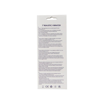 Loving Joy 7 Inch Realistic Vibrator - Vanilla