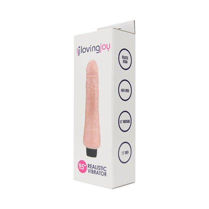 Loving Joy 9.5 Inch Realistic Vibrator - Vanilla