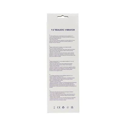 Loving Joy 9.5 Inch Realistic Vibrator - Vanilla