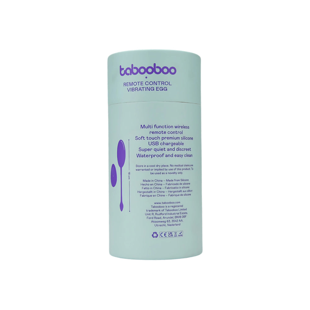 TabooBoo Take Me Back to Bed Remote Love Egg – Discreet & Powerful Pleasure