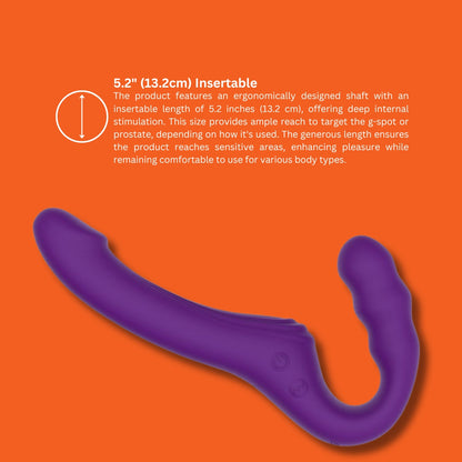 Mina Echo Remote Vibrating Strapless Strap-On
