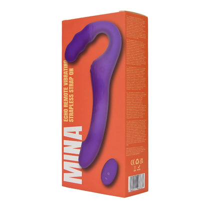 Mina Echo Remote Vibrating Strapless Strap-On
