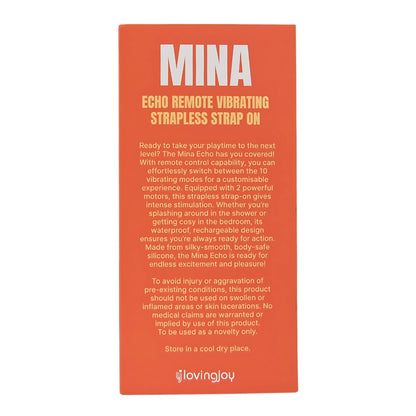 Mina Echo Remote Vibrating Strapless Strap-On