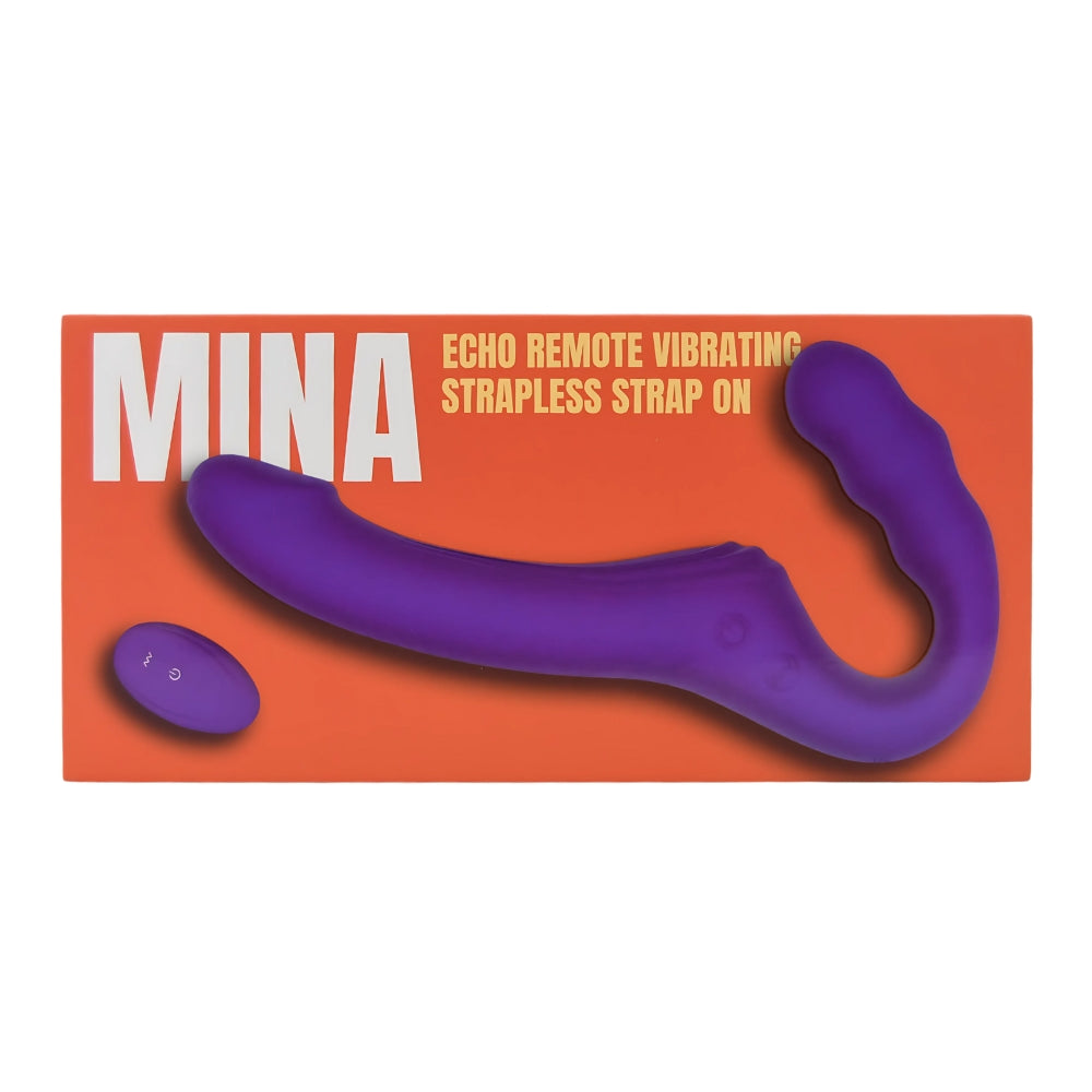 Mina Echo Remote Vibrating Strapless Strap-On