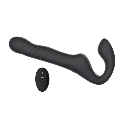 Mina Surge Remote Thrusting & Vibrating Strapless Strap-On