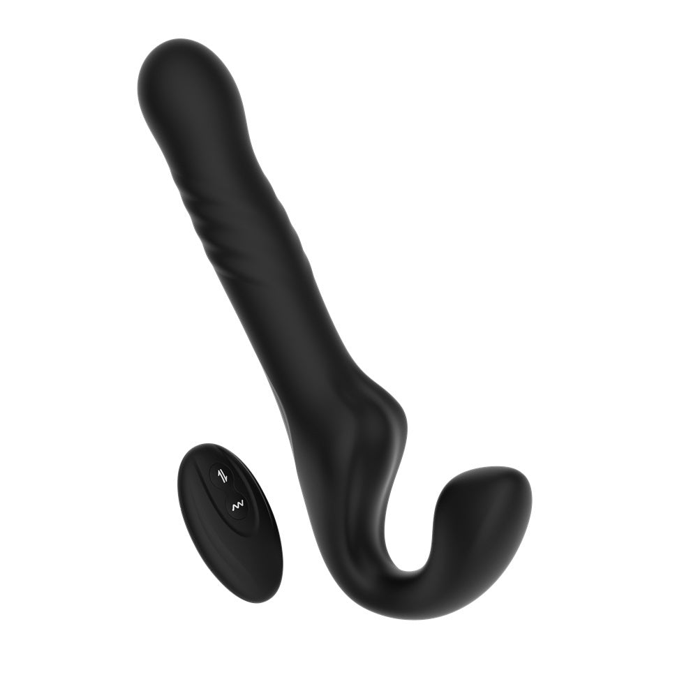Mina Surge Remote Thrusting & Vibrating Strapless Strap-On