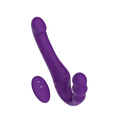 Mina Echo Remote Vibrating Strapless Strap-On