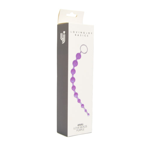 Joy Silicone Anal Love Beads – Flexible & Body-Safe for Beginner to Advanced Play